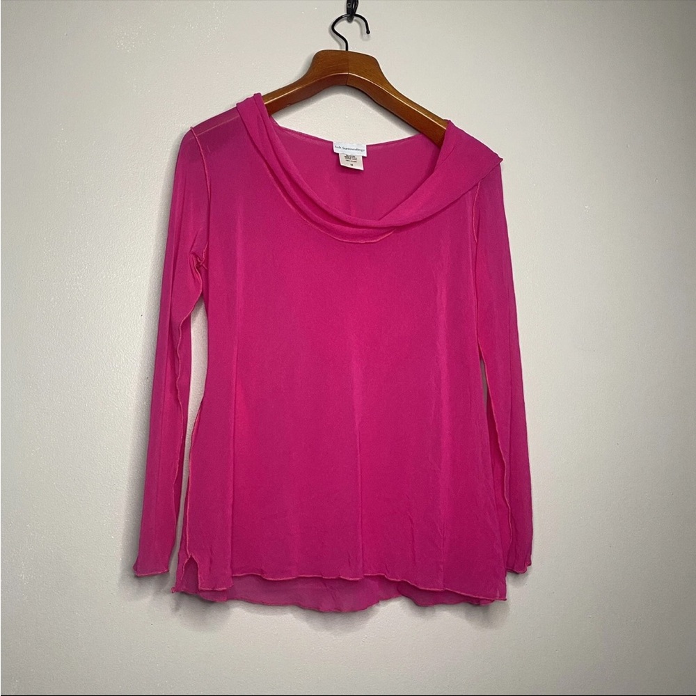 Soft Surroundings Sheer Hoodie